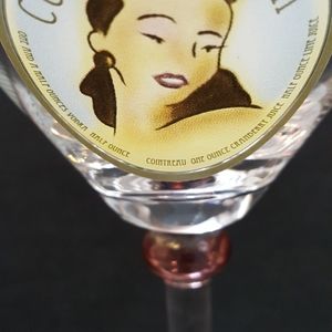 Sex & the City Style Cosmopolitan Pin-Up Girl Martini glasses Set of 4